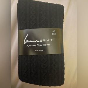 Lane bryant control top cable knit tights BRAND NEW